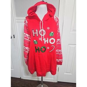 Girls With Love Derek Heart Kids Red Ugly Christmas Sweater 3XL